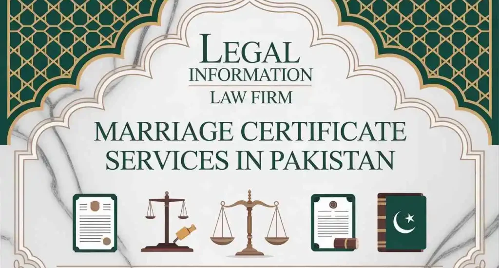 Marriage Certificate services in Pakistan