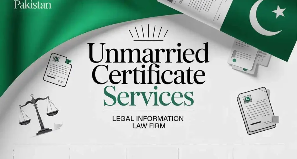 Unmarried Certificate services in Pakistan